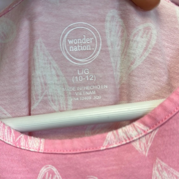 Pink and White Heart Pattern Sleeveless Skater Dress - Picture 4 of 5